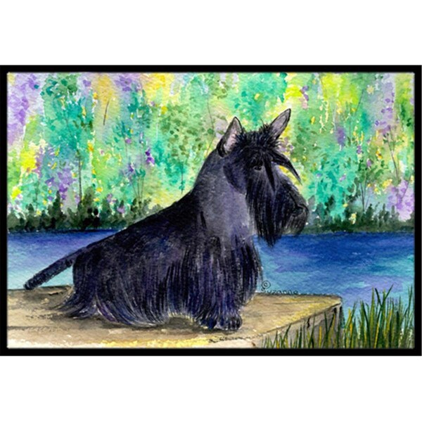 Carolines Treasures 18 x 27 in. Scottish Terrier Indoor Outdoor Doormat SS8330MAT - main